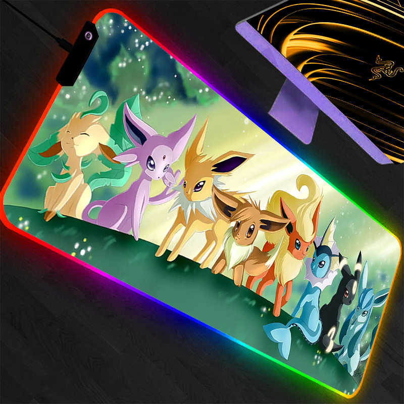 LED Mouse Pad Pokemon Pikachu  - Rgb Mousepad review and price