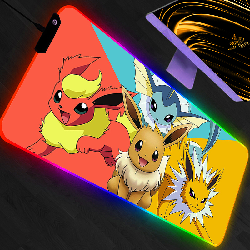 LED Mouse Pad Pokemon Pikachu  - Rgb Mousepad review and price