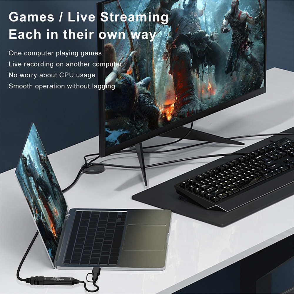 4K HDMI-compatible USB Video C - Pc Gaming Game review and price