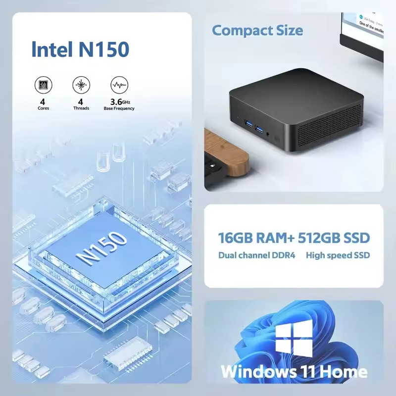 2026 Intel N150 Mini PC Portab - Pc Gaming Gta 6 review and price